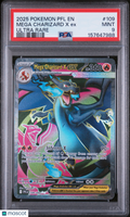 2025 Pokemon PFL EN Mega Charizard x ex Ultra Rare PSA 9