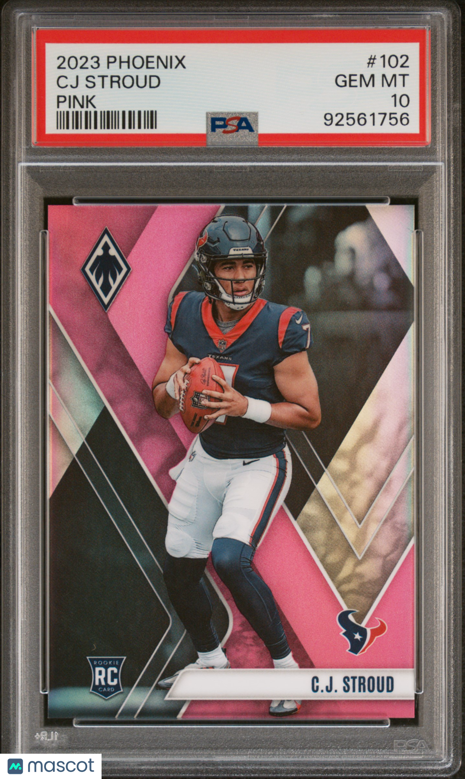 2023 Panini Phoenix CJ Stroud #102 Pink PSA 10