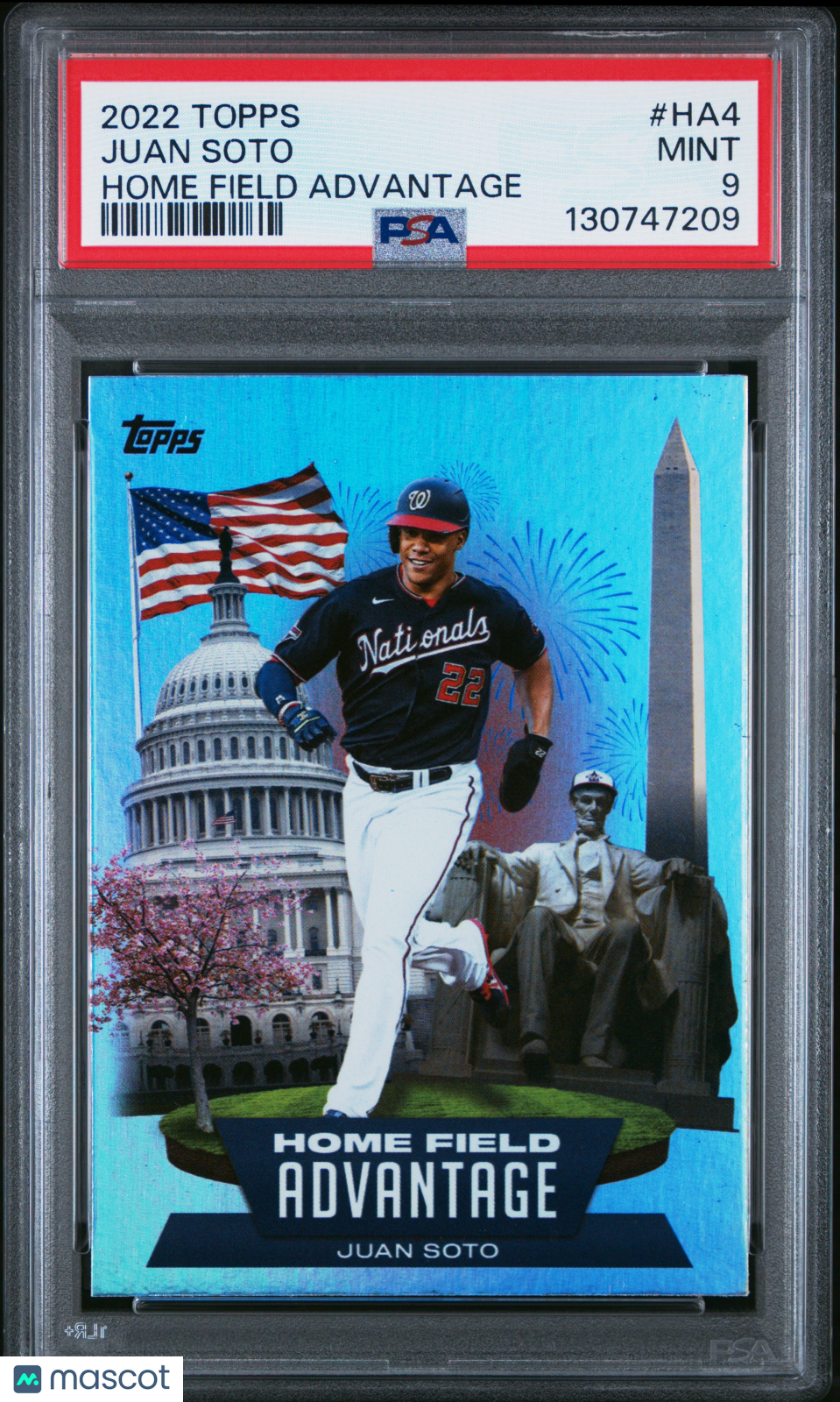 2022 Topps Juan Soto Home Field Advantage HFA PSA 9
