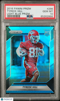 2016 Panini Prizm Tyreek Hill #296 Light Blue PSA 10