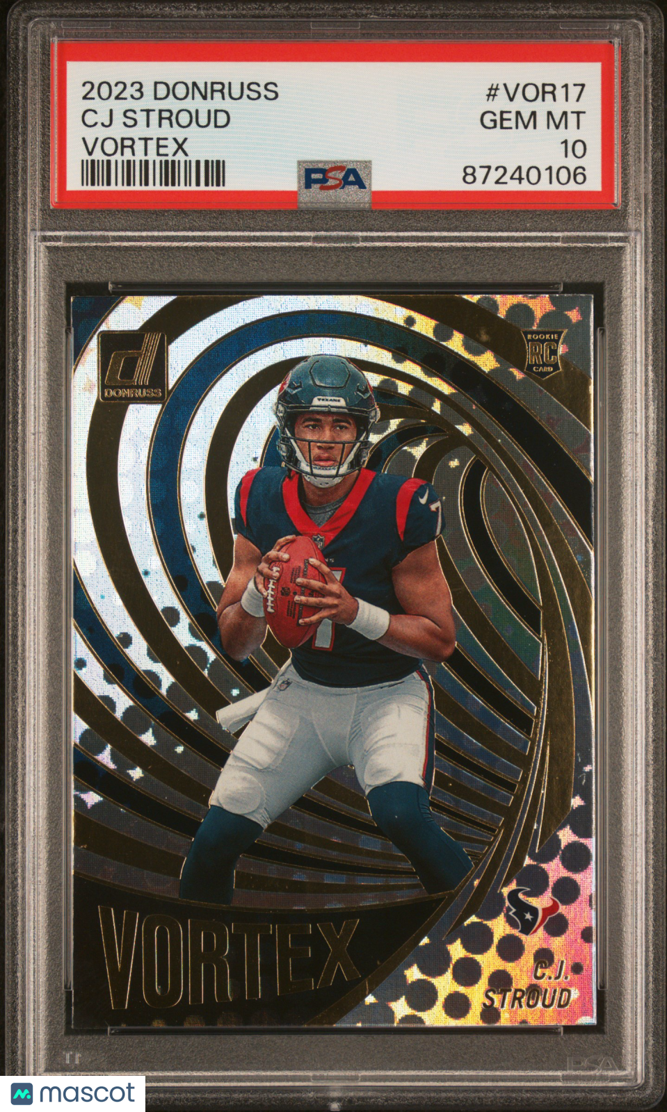 2023 Panini Donruss Vortex CJ Stroud #VOR17 PSA 10