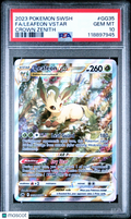 2023 Pokemon SWSH FA/ Leafeon VSTAR Crown Zenith PSA 10