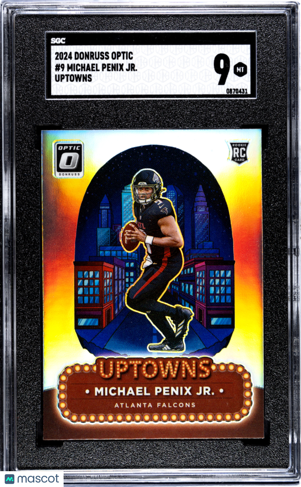 2024 Donruss Optic Michael Penix JR. #9 Uptowns SGC 9