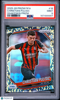 2025 Prizm FIFA Christian Pulisic Snakeskin Prizm PSA 9