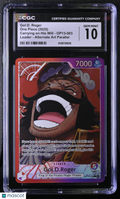 2025 One Piece Gol D. Roger Carrying on His Will OP13-003 Alternate CGC 10
