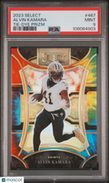 2023 Panini Select Alvin Kamara #467 Tie Dye Prizm PSA 9