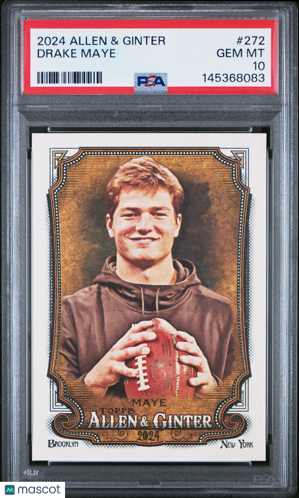 2024 Allen & Ginter Drake Maye Rookie PSA 10 RC