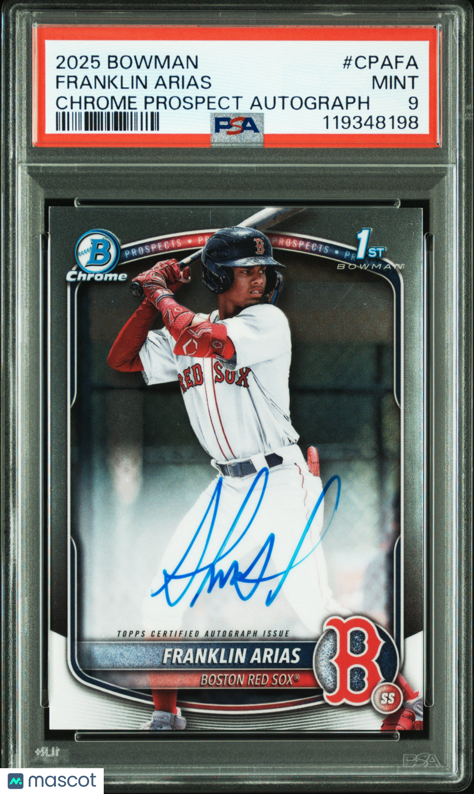 2025 Bowman Franklin Arias Chrome Auto PSA 9
