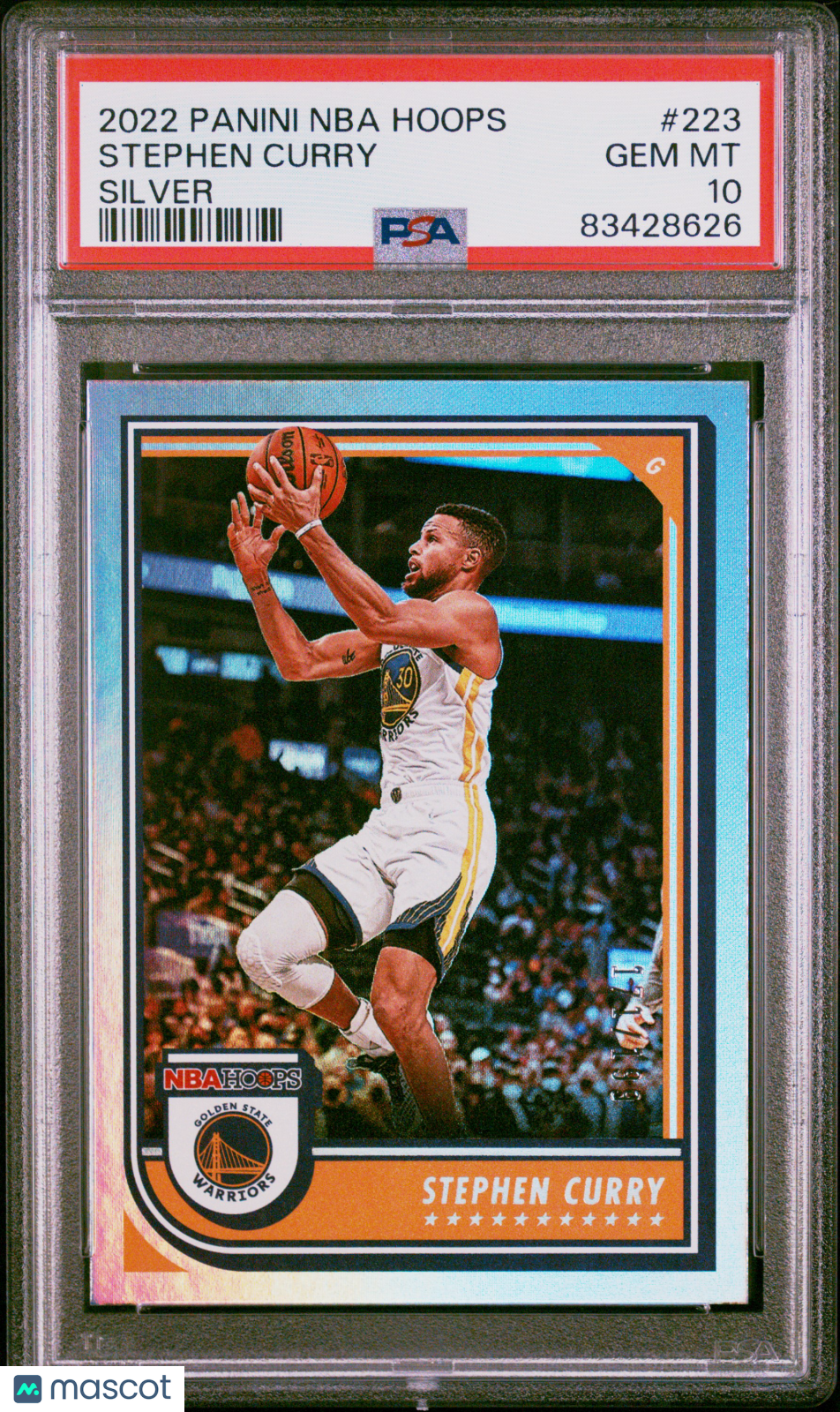 2022 NBA Hoop Stephen Curry Silver PSA 10