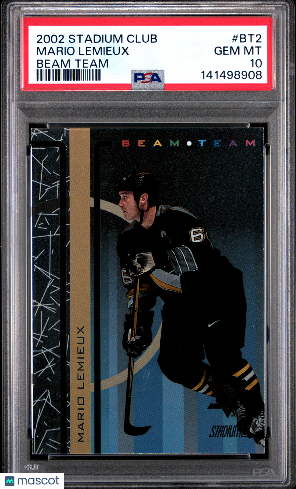 2002 Stadium Club Mario Lemiuex Beam Team PSA 10