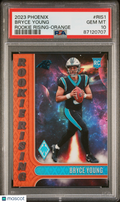 2023 Panini Phoenix Rookie Rising Bryce Young #RIS1 Orange PSA 10