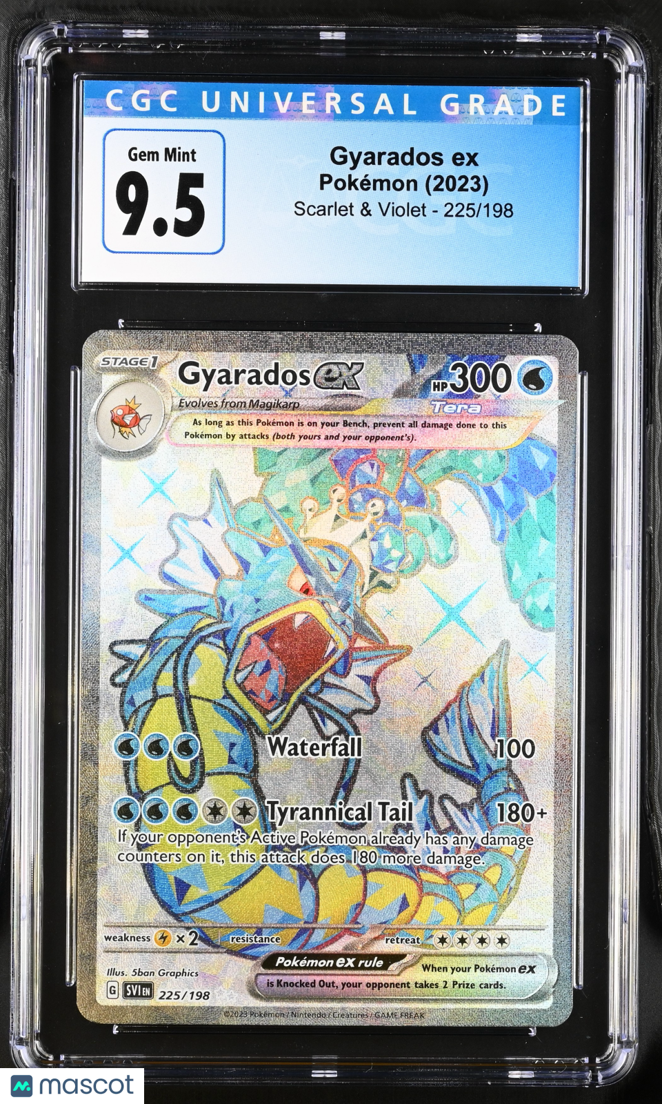 Pokemon Gyrados ex 225 198 CGC 9.5