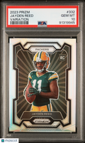2023 Panini Prizm Jayden Reed #332 Variation PSA 10