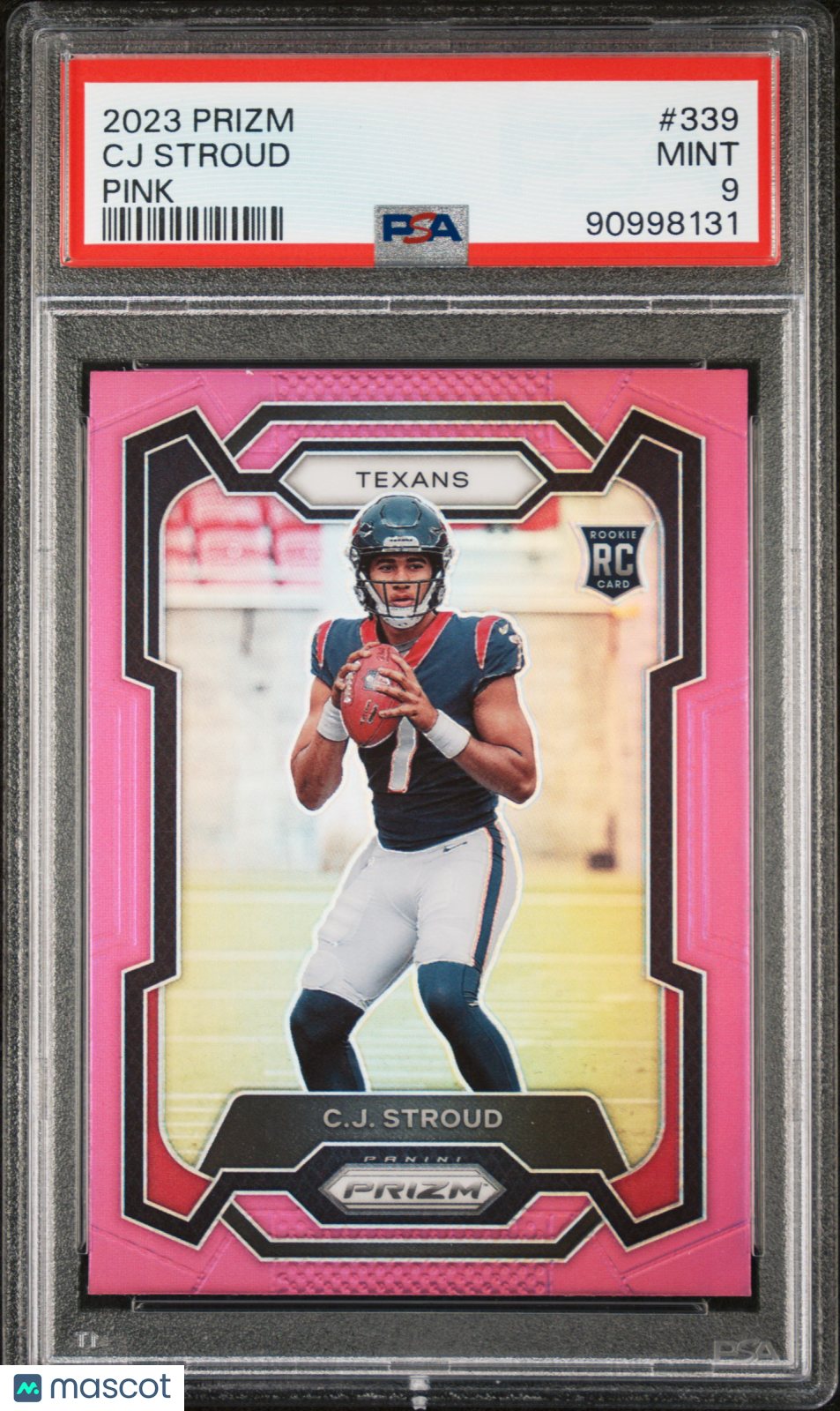 2023 Panini Prizm CJ Stroud #339 Pink PSA 9