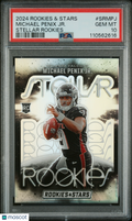 2024 Panini Rookies & Stars Stellar Rookies Michael Penix JR. #SRMPJ PSA 10