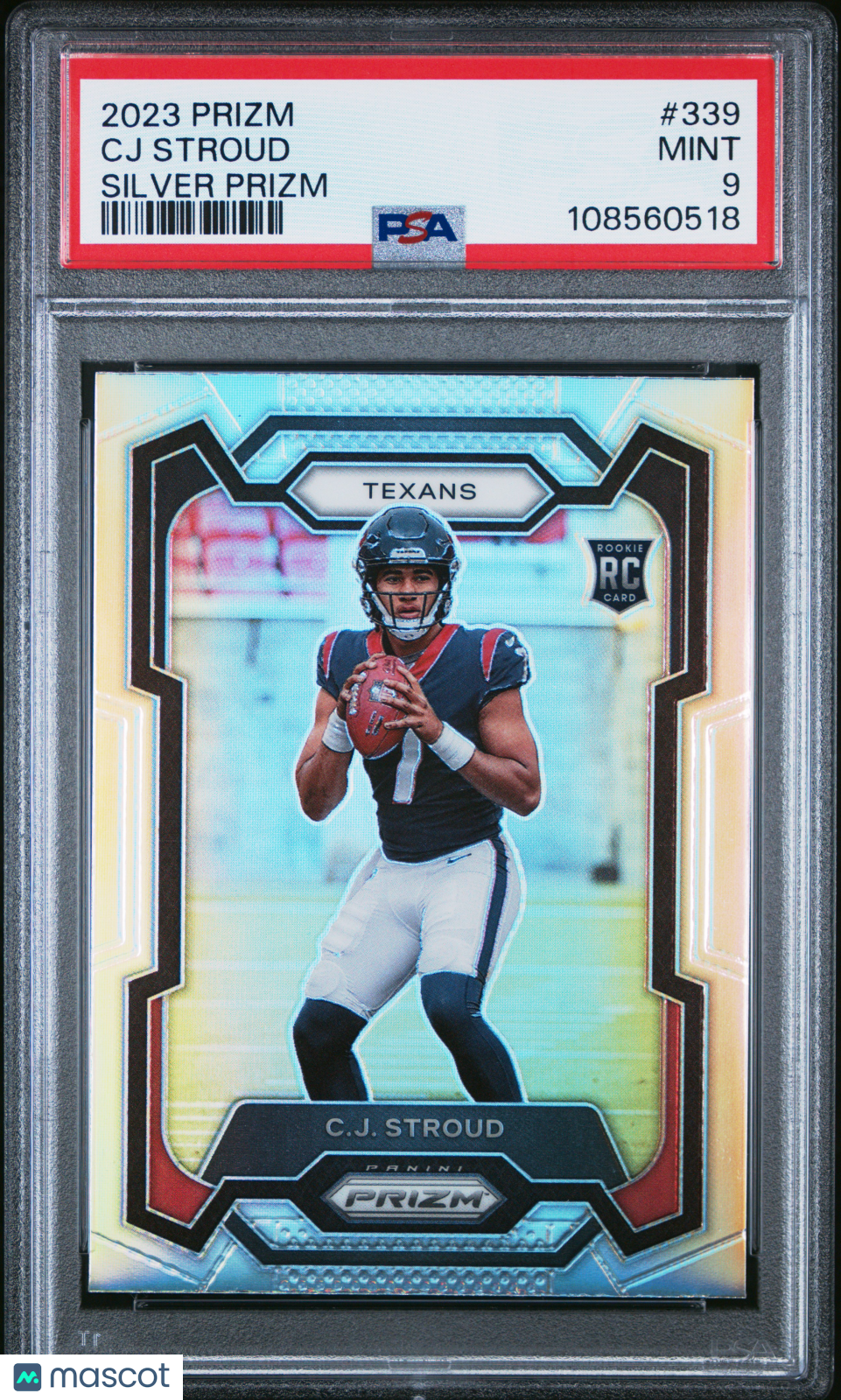 2023 Panini Prizm CJ Stroud #339 Silver PSA 9