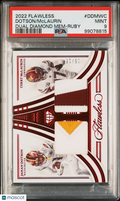2022 Flawless Dotson/McLaurin Dual Diamond Mem-Ruby PSA 9