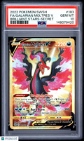 2022 Pokemon SWSH FA/Galarian Moltres V Brilliant Stars-Secret PSA 10