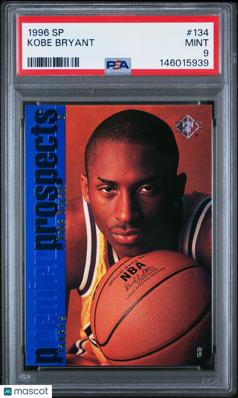 1996 SP Kobe Bryant PSA 9 RC