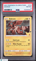 2021 Pokemon Celebrations Zekrom PSA 8
