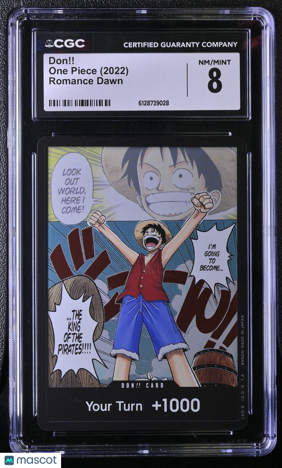 2022 One Piece Don!! Romance Dawn CGC 8