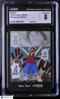 2022 One Piece Don!! Romance Dawn CGC 8