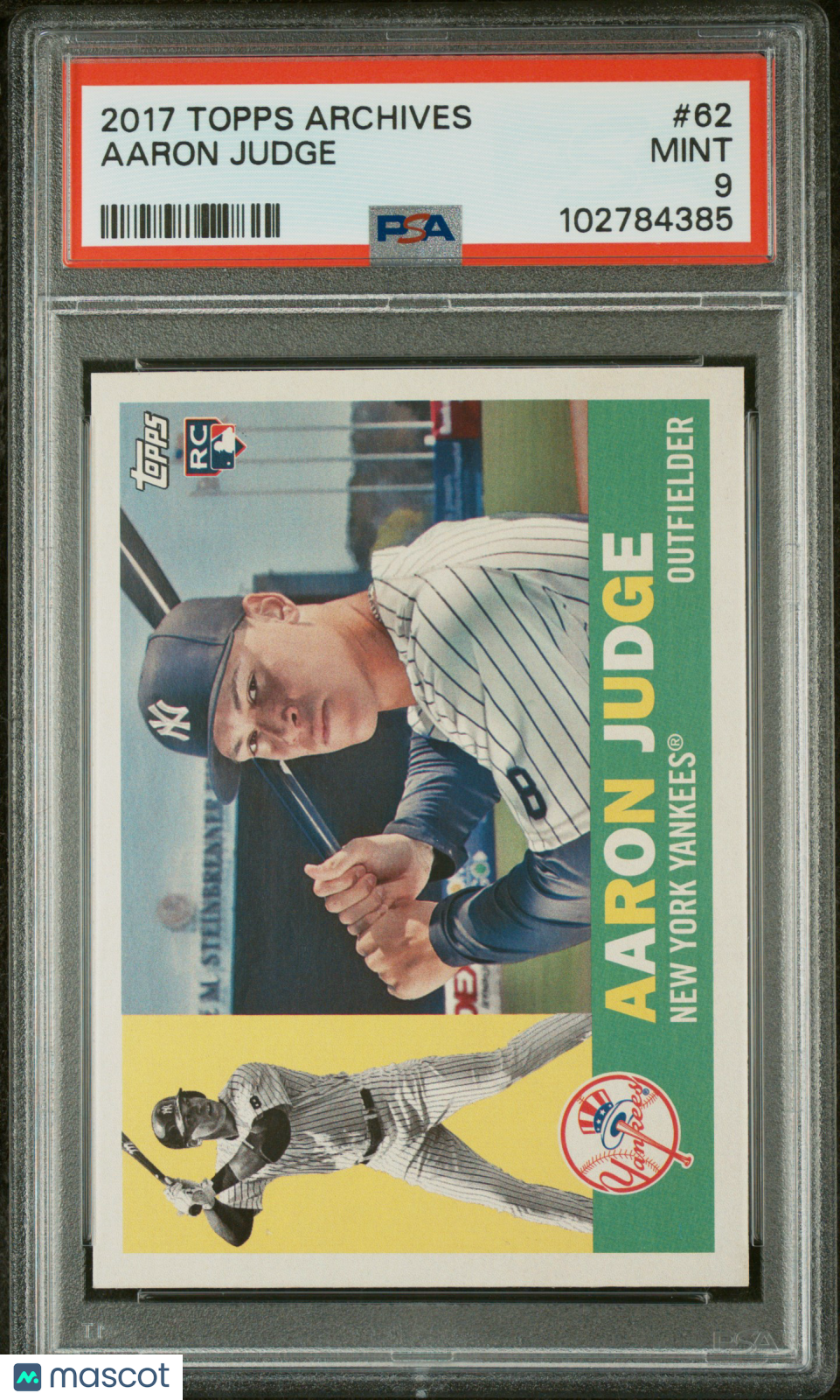 2017 Topps Archives Aaron Judge Rookie PSA 9 RC