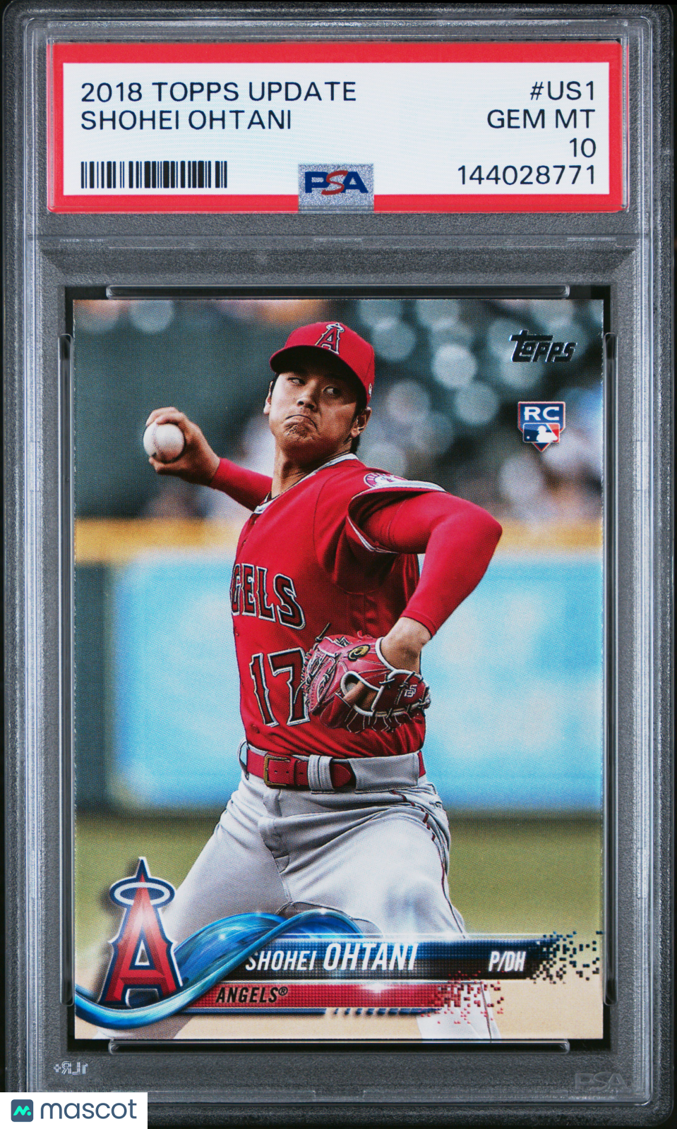 2018 Topps Update Shohei Ohtani Rookie PSA 10 RC