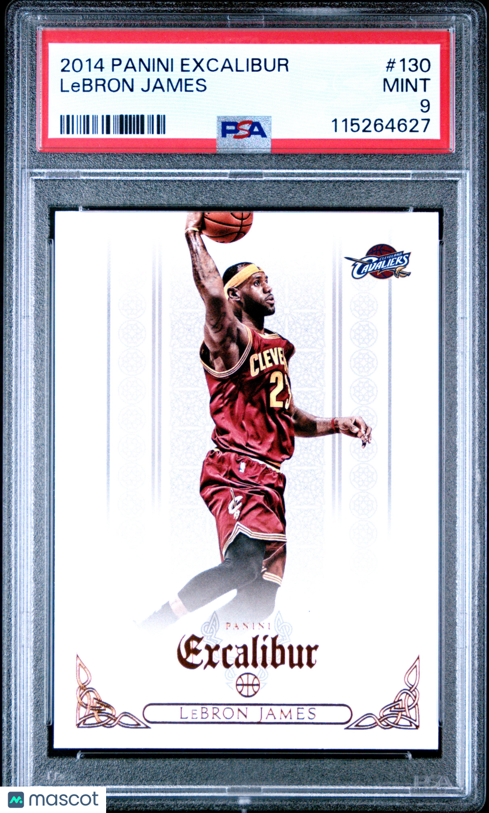 2014 Panini Excalibur LeBron James PSA 9