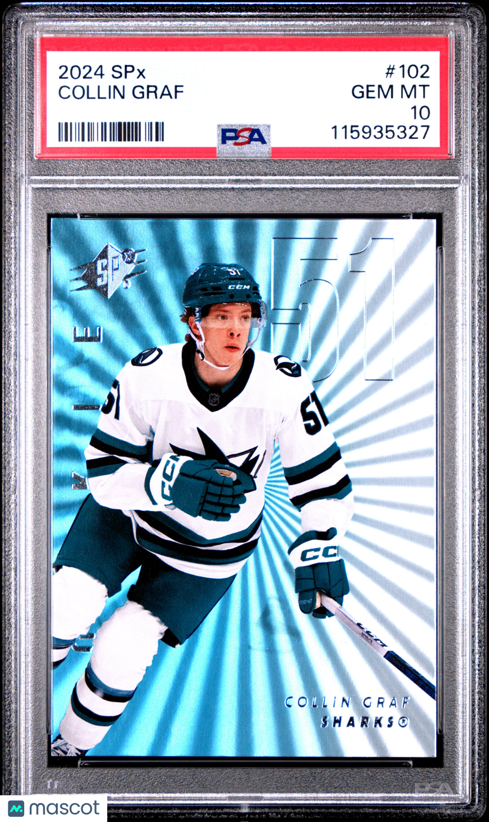 2024 SPx Collin Graf PSA 10