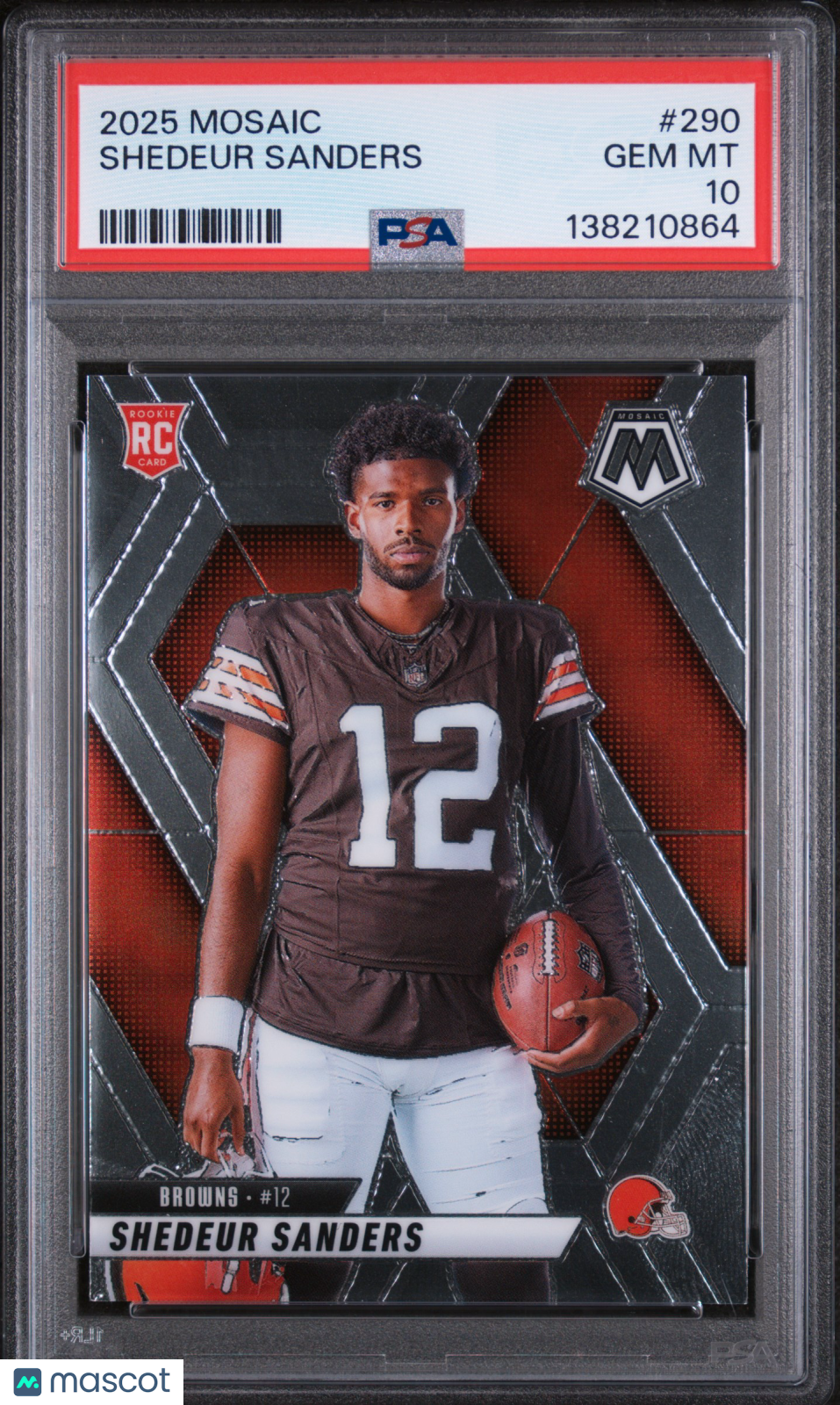 2025 Panini Mosaic Shedeur Sanders #290 PSA 10