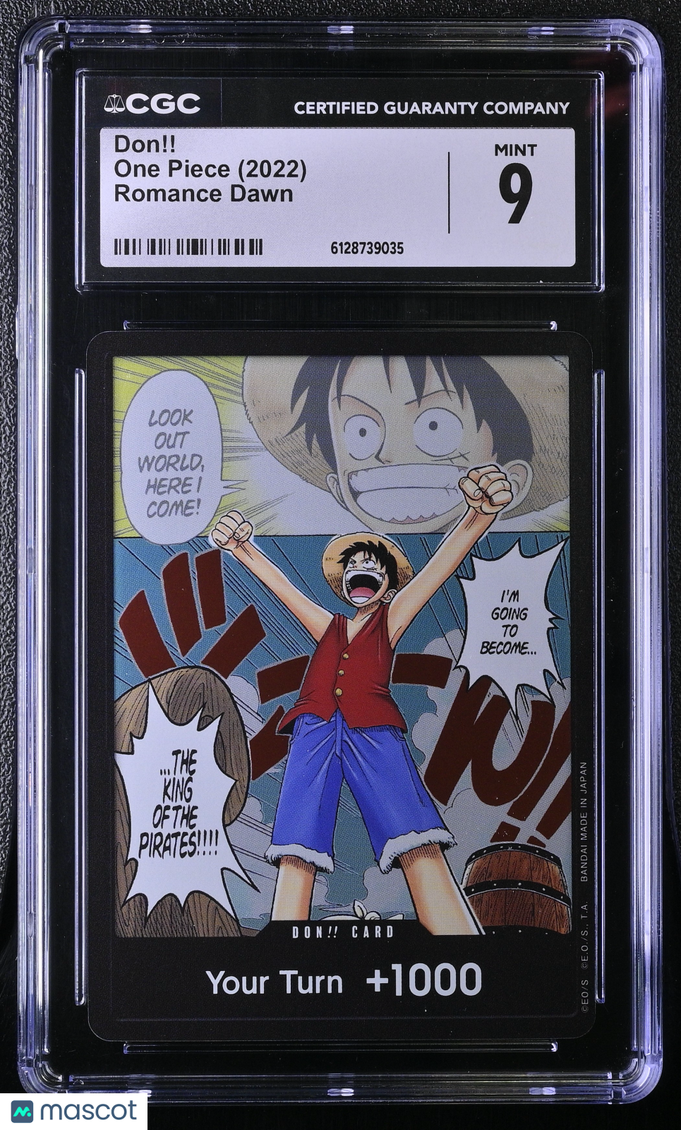 2022 One Piece Don!! Romance Dawn CGC 9