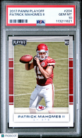 2017 Panini Playoff Patrick Mahomes II Rookie PSA 10 RC