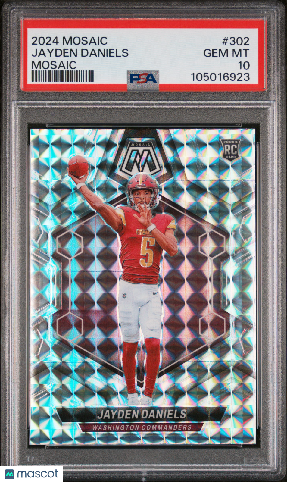 2024 Mosaic Jayden Daniels Mosaic PSA 10 RC