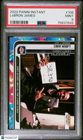 2022 Panini Instant LeBron James #108 PSA 9