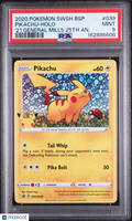 2020 Pokemon SWSH Pikachu Holo General Mills PSA 9