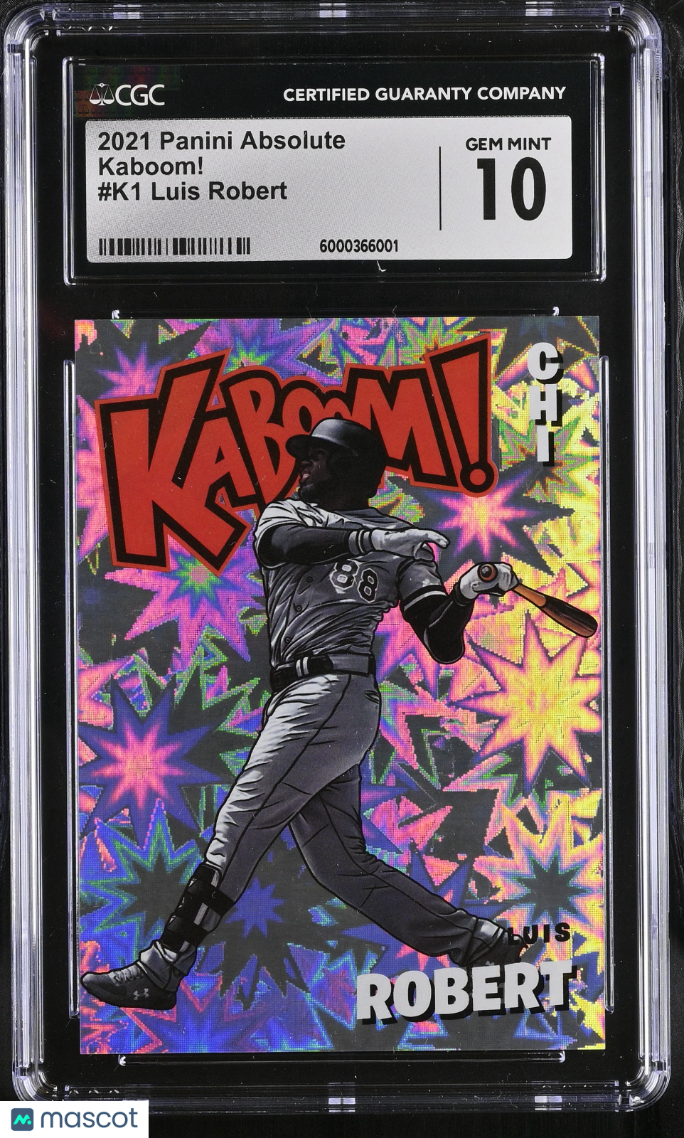 2021 Absolute Luis Robert Kaboom! CGC 10