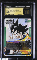2025 Dragon Ball Z Fusion World Son Goku Manga Booster 2 Leader CGC Pristine 10