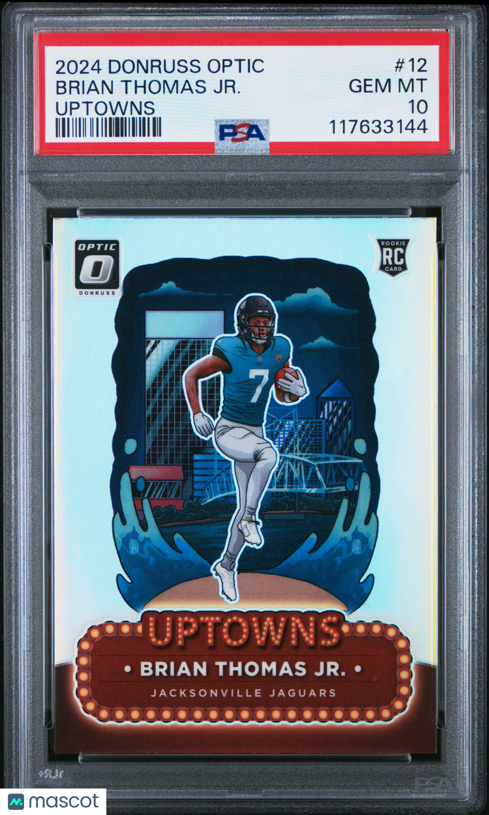 2024 Donruss Optic Brian Thomas Jr. Uptowns PSA 10