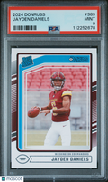 2024 Donruss Jayden Daniels Rookie PSA 9 RC