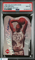 1996 Collector's Edge Key Kraze Kobe Bryant #3 Die Cut PSA 8
