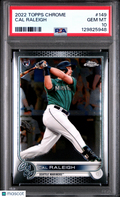 2022 Topps Chrome Cal Raleigh PSA 10