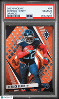 2023 Panini Phoenix Derrick Henry #54 Orange PSA 10