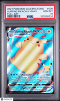 2021 Pokemon Celebrations Surfing Pikachu VMAX PSA 10
