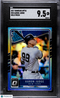 2017 Donruss Optic Aaron Judge Holo Prizm Rookie SGC 9.5 RC