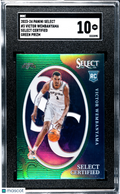 2023-24 Select Victor Wembanyama Rookie Select Certified Green SGC 10 RC
