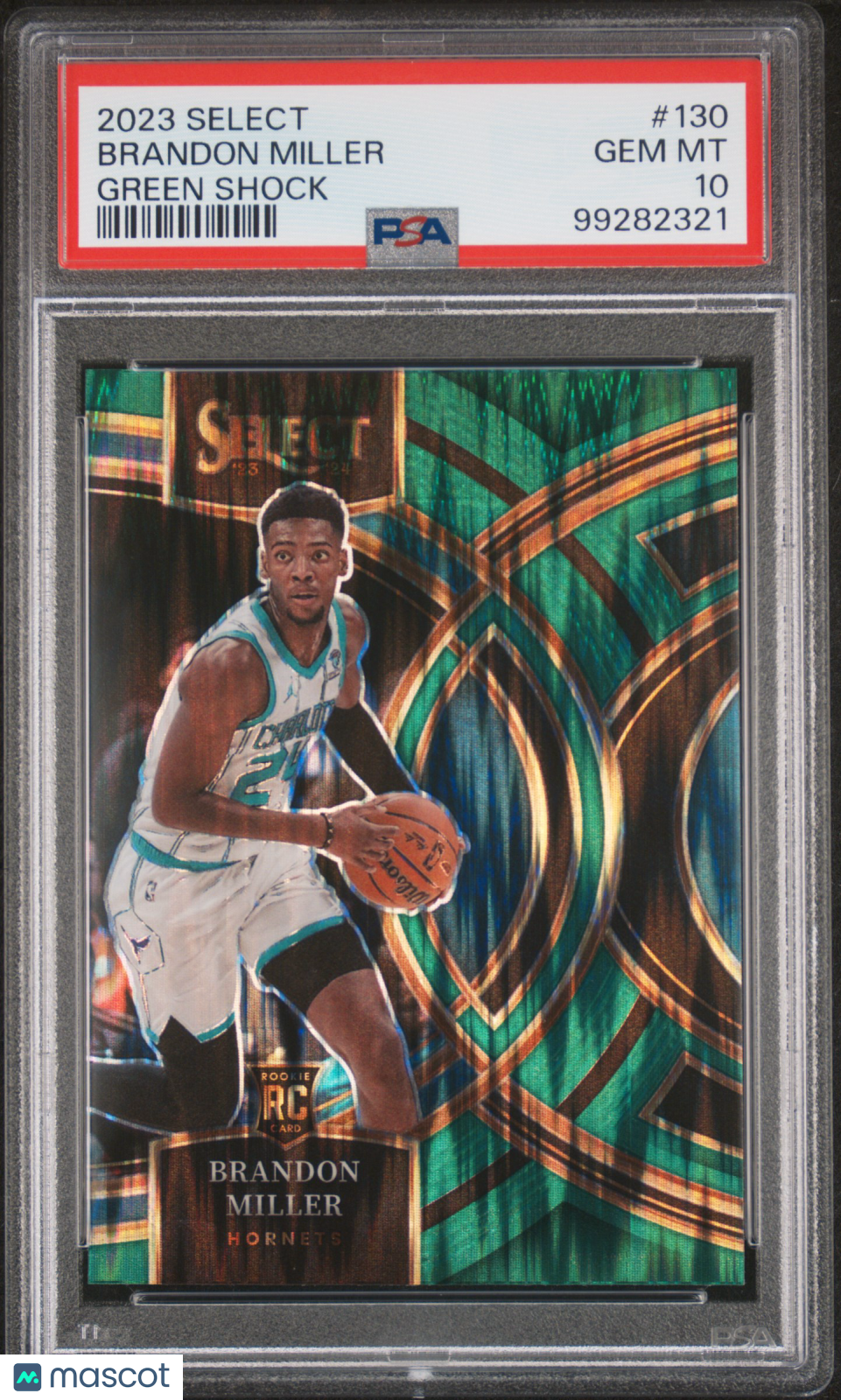 2023 Select Brandon Miller Green Shock PSA 10