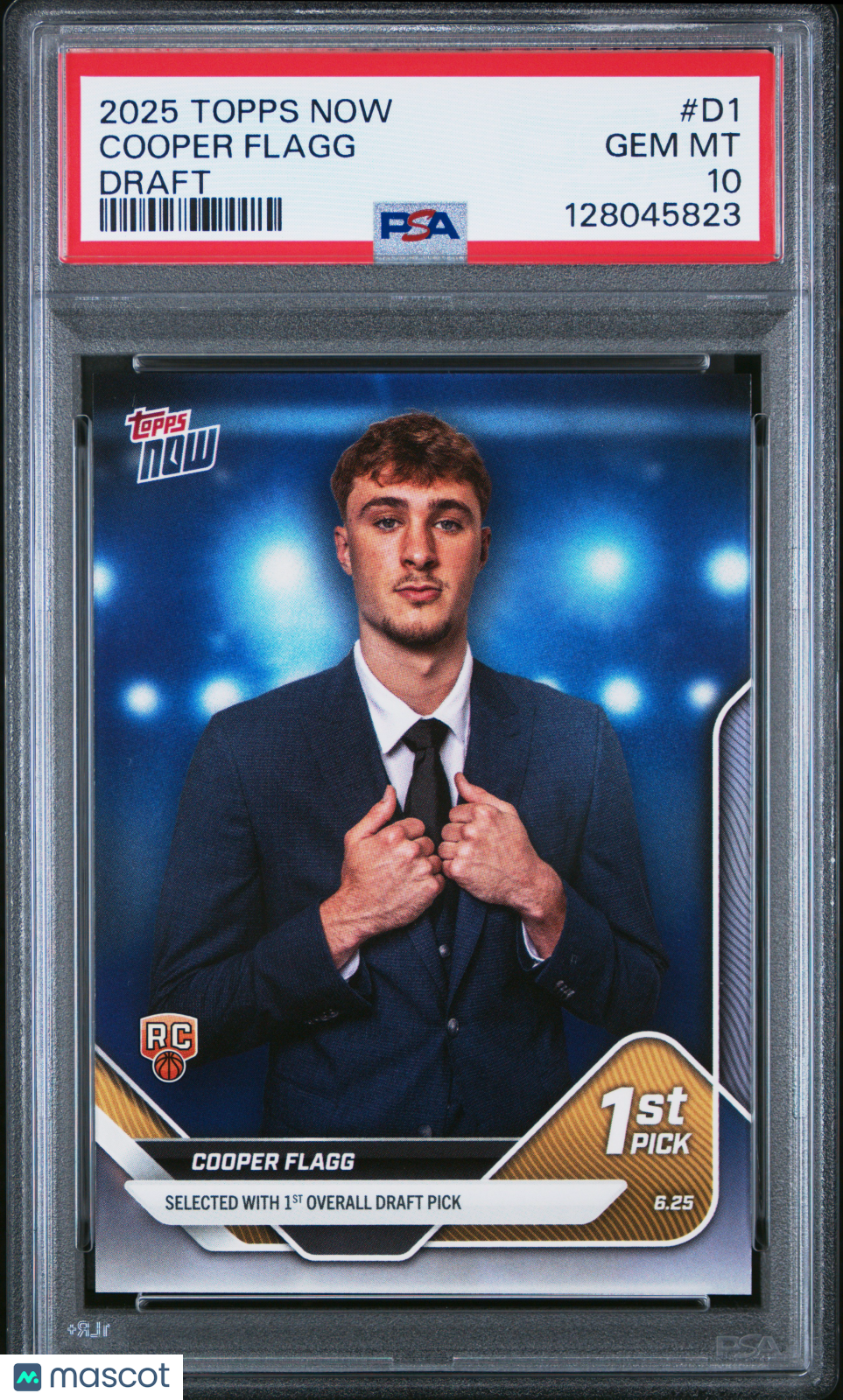 2025 Topps Now Cooper Flagg Draft Rookie PSA 10 RC