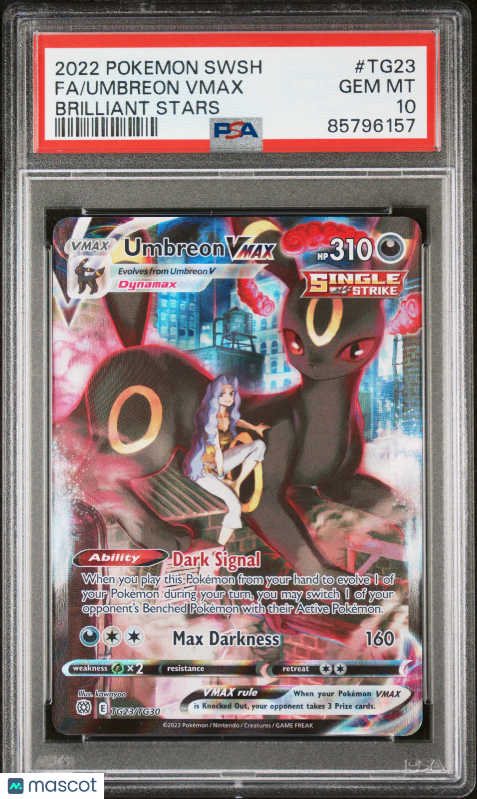 Umbreon Vmax Brilliant Stars PSA 10
