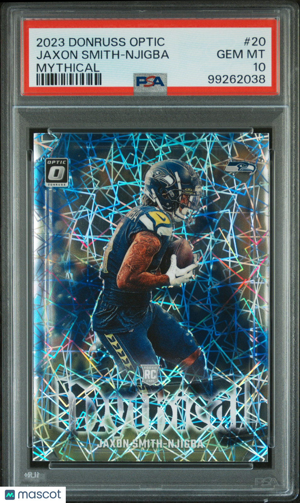 2023 Donruss Optic Jaxon Smith-Njigba Rookie Mythical PSA 10 RC